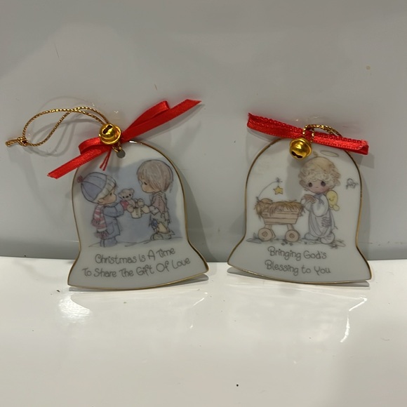 Precious Moments Ornament Set - 2 From 1986 - Picture 3 of 7